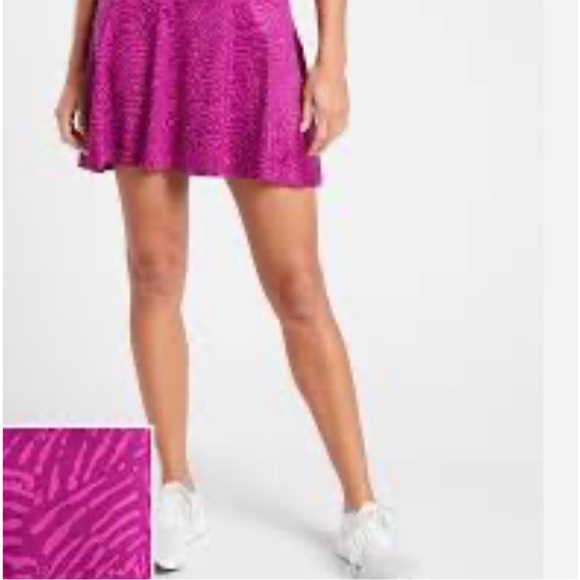 ATHLETA Ace Magenta Printed 13.5" Tennis Skort 3X NWT - Picture 10 of 11